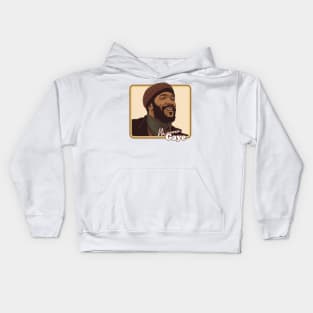 Marvin Gaye /\/\/ Original Retro Fan Artwork Kids Hoodie